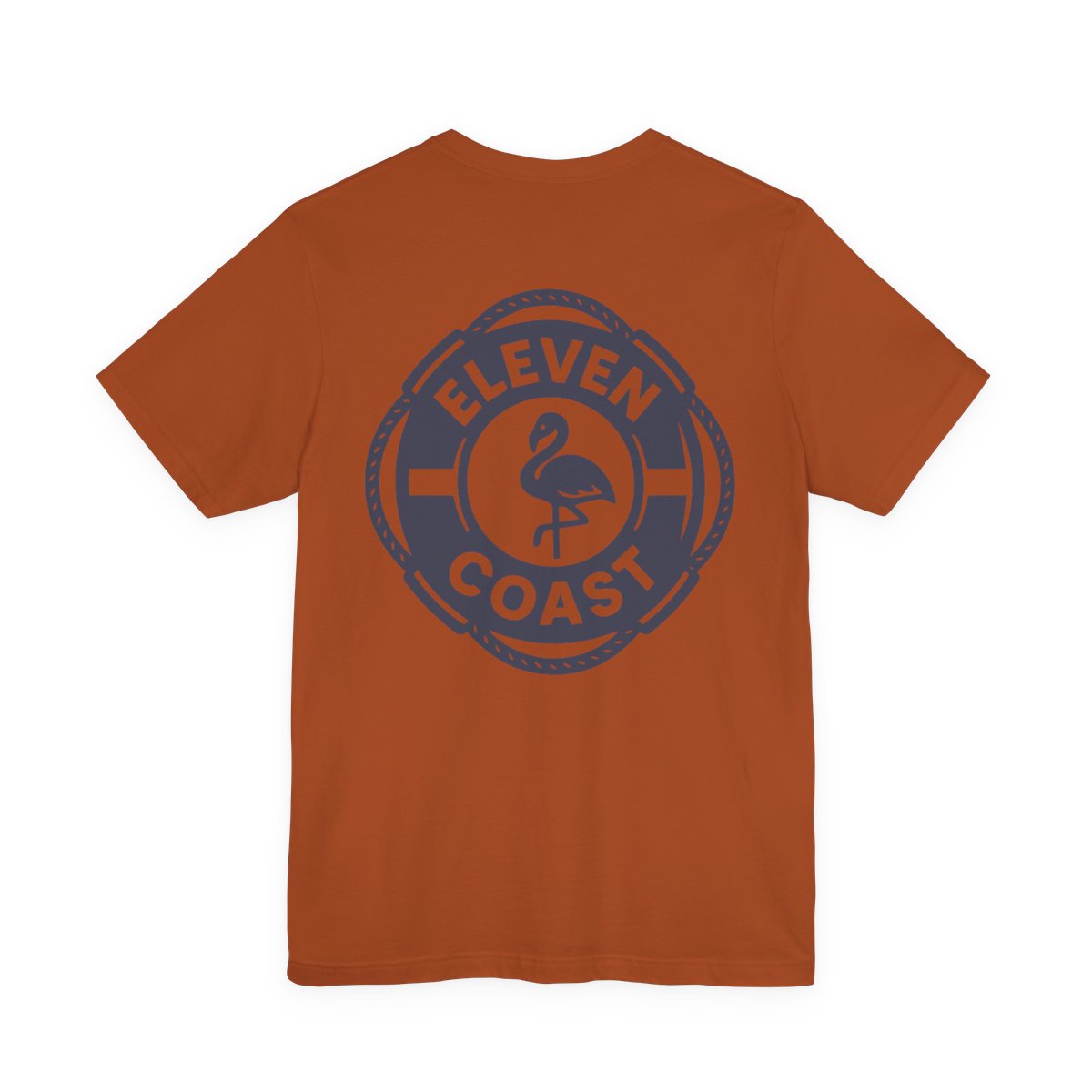 Navy Flamingo Life Preserver T-Shirt Men 