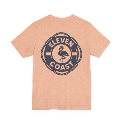 Navy Flamingo Life Preserver T-Shirt Men 
