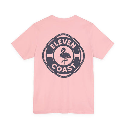 Navy Flamingo Life Preserver T-Shirt Men 