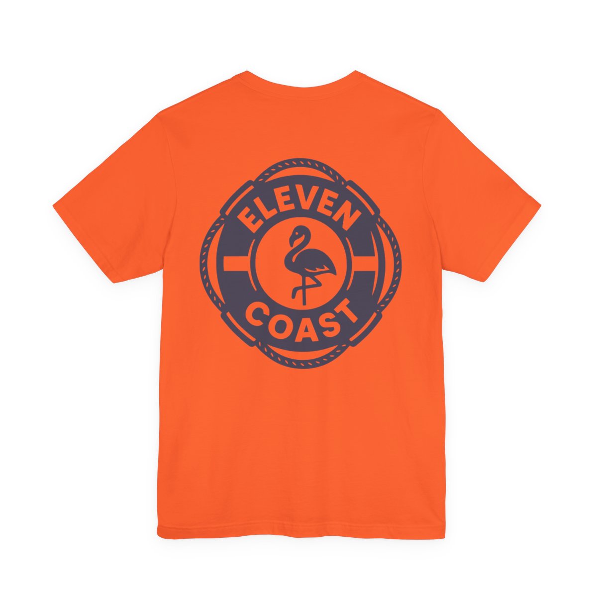 Navy Flamingo Life Preserver T-Shirt Men 