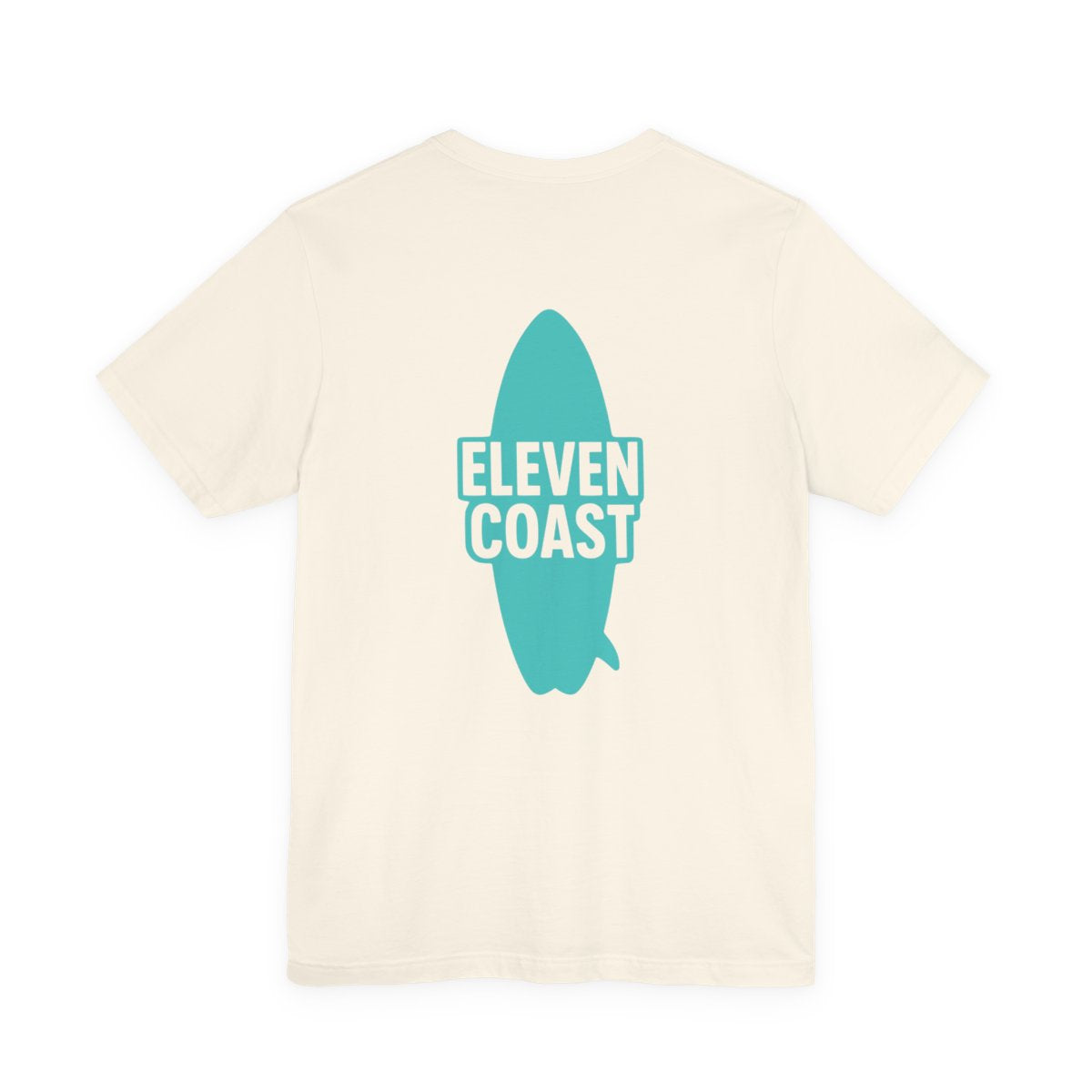 Men's Mint Aqua Surfboard T-Shirt #en:color_natural,fr:couleur_naturel