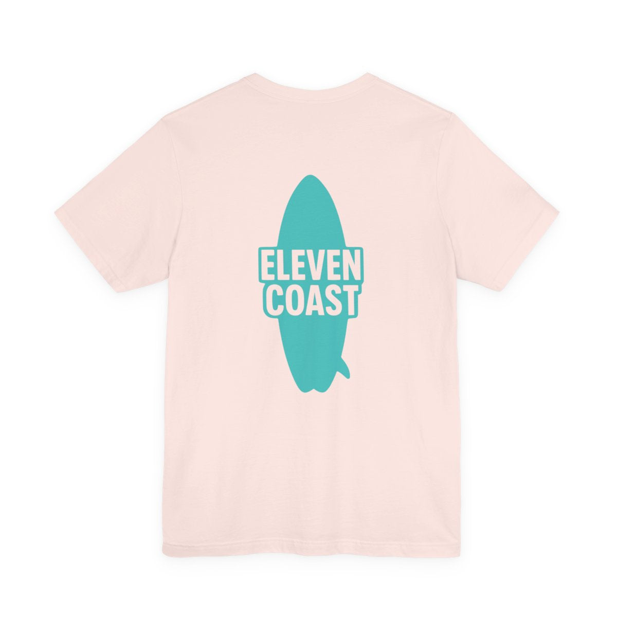 Men's Mint Aqua Surfboard T-Shirt #en:color_soft-pink,fr:couleur_rose-doux