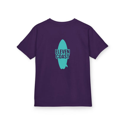 Kids Mint Aqua Surfboard T-Shirt 