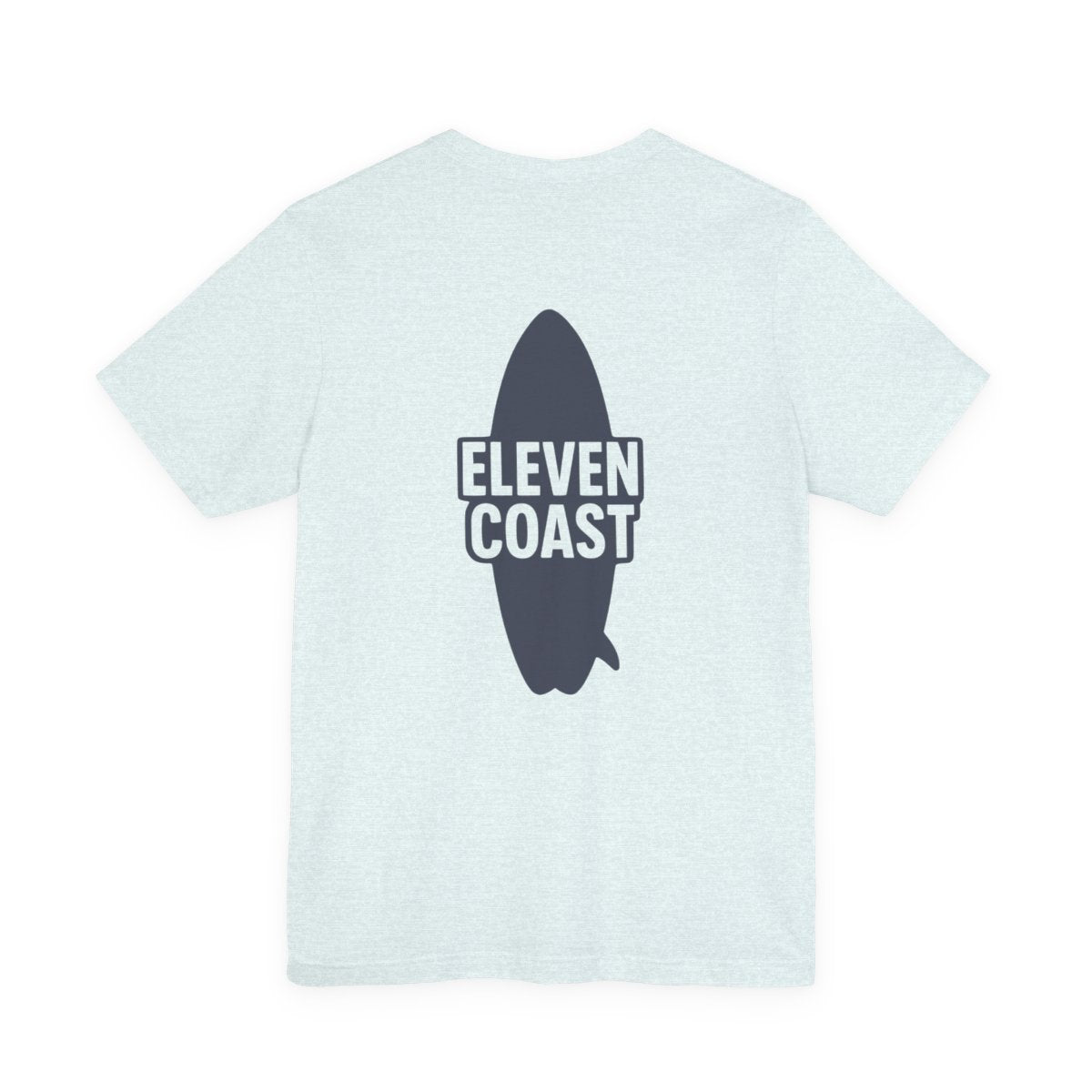 Navy Surfboard Graphic T-Shirt Men #en:color_heather-ice-blue,fr:couleur_bleu-glacier-chine