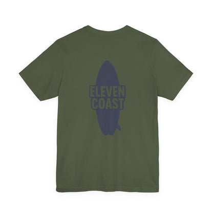 Navy Surfboard Graphic T-Shirt Men 