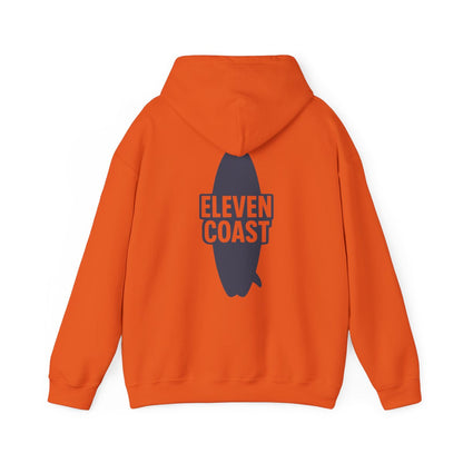 Navy Hoodie Men Bold Surfboard Design 