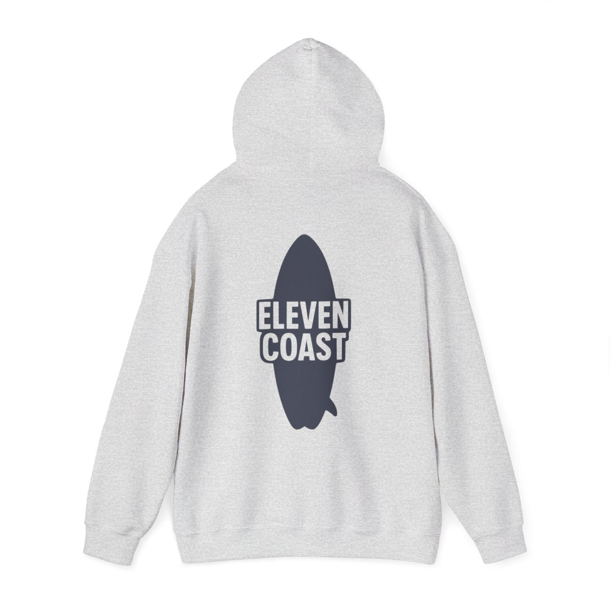 Navy Hoodie Men Bold Surfboard Design 