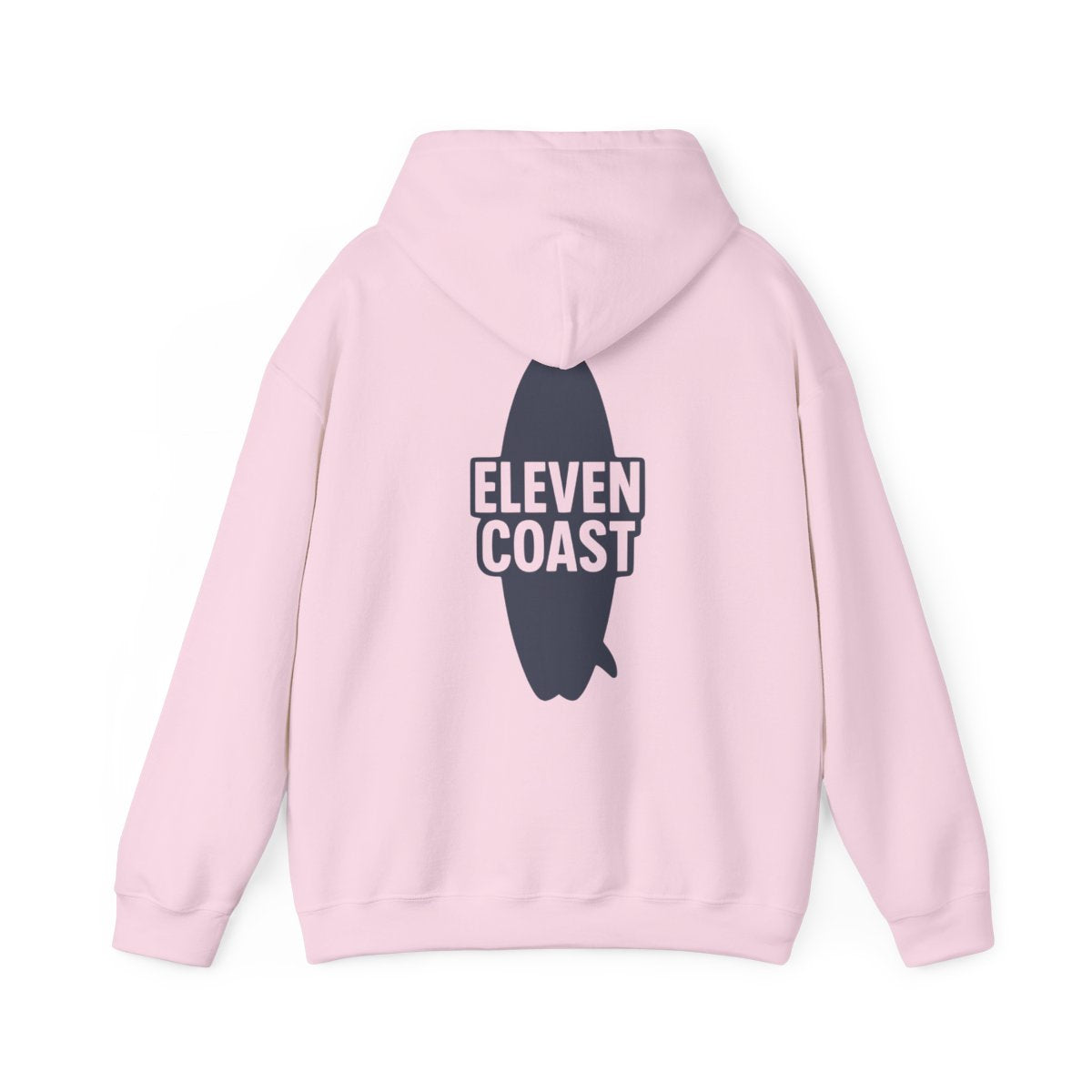 Navy Hoodie Men Bold Surfboard Design #en:color_light-pink,fr:couleur_rose-clair
