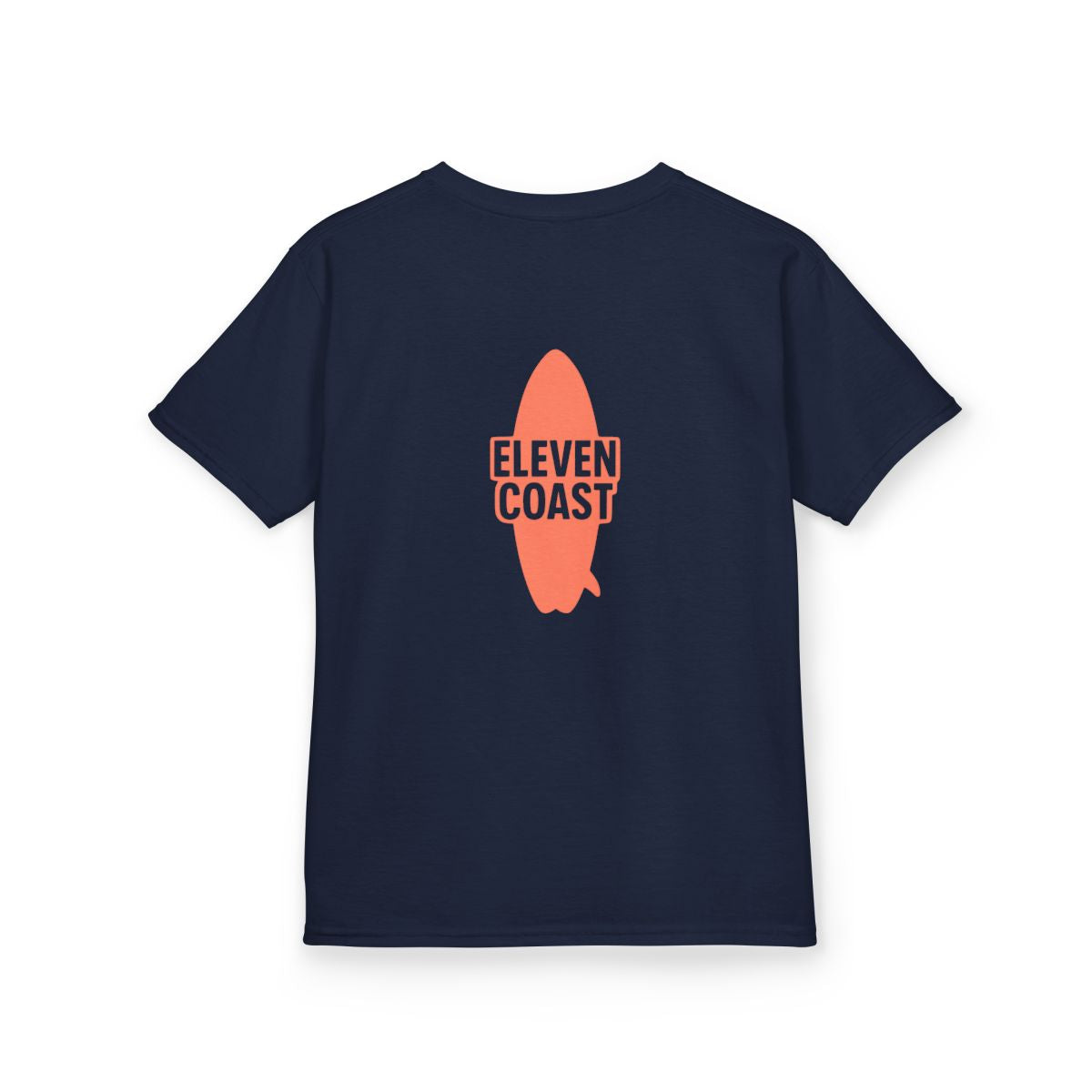 Kids Orange Surfboard Tee Top 