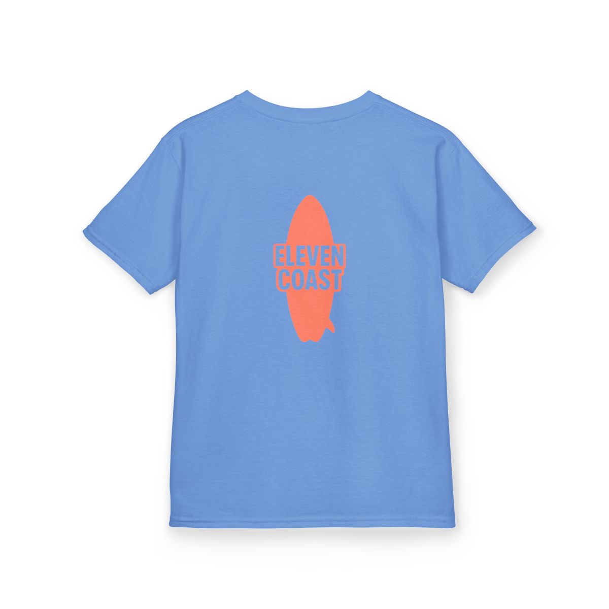 Kids Orange Surfboard Tee Top 