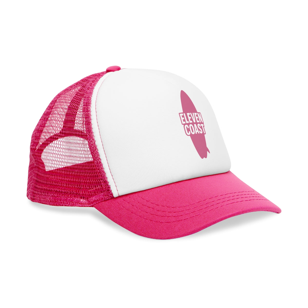 Pink Surfboard Silhouette Caps Men Lightweight #en:color_pink,fr:couleur_rose