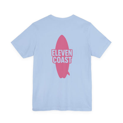Pink Surfboard Graphic T-Shirt Women 