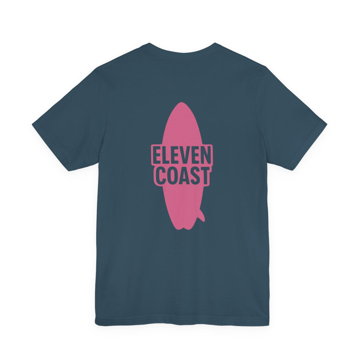 Pink Surfboard Graphic T-Shirt Women #en:color_deep-teal,fr:couleur_turquoise-fonce