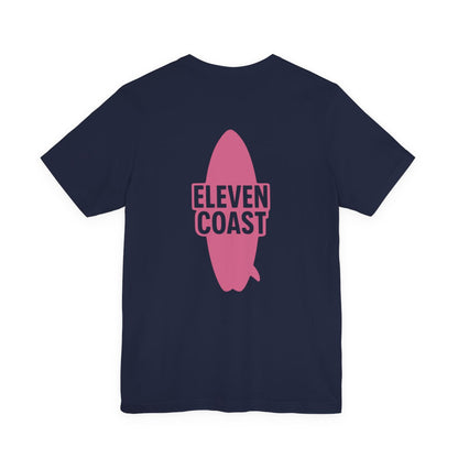 Pink Surfboard Graphic T-Shirt Women 