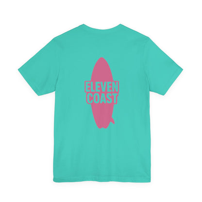 Pink Surfboard Graphic T-Shirt Women 