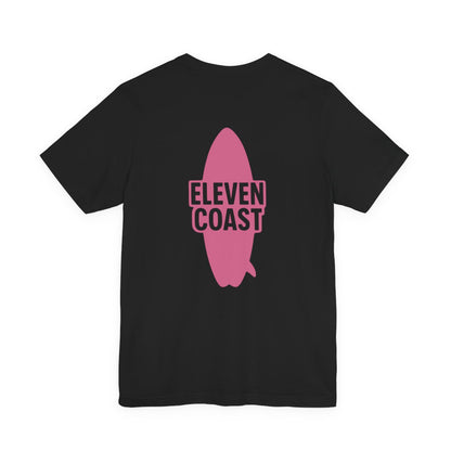 Pink Surfboard Graphic T-Shirt Women 