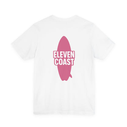 Pink Surfboard Graphic T-Shirt Women 