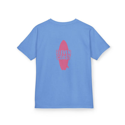 Kids Graphic Tee Pop Pink Surfboard 