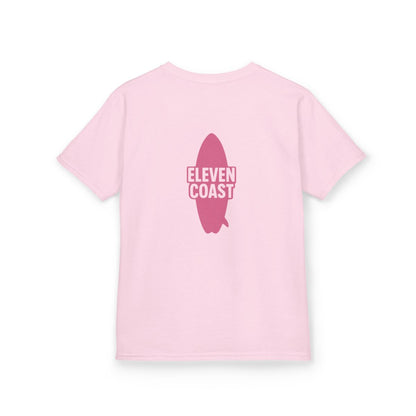Kids Graphic Tee Pop Pink Surfboard 