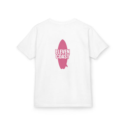 Kids Graphic Tee Pop Pink Surfboard 