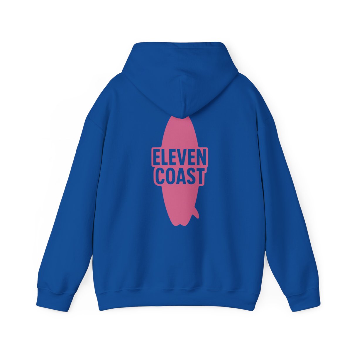 Men's Pink Surfboard Hoodie #en:color_royal,fr:couleur_bleu-royal