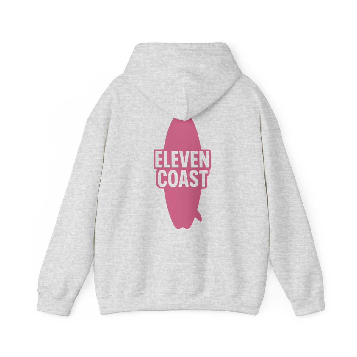 Men's Pink Surfboard Hoodie #en:color_ash,fr:couleur_cendre