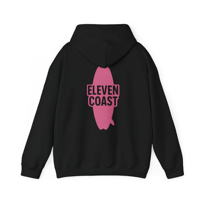Pop Pink Hoodie Women Graphic Surfboard 