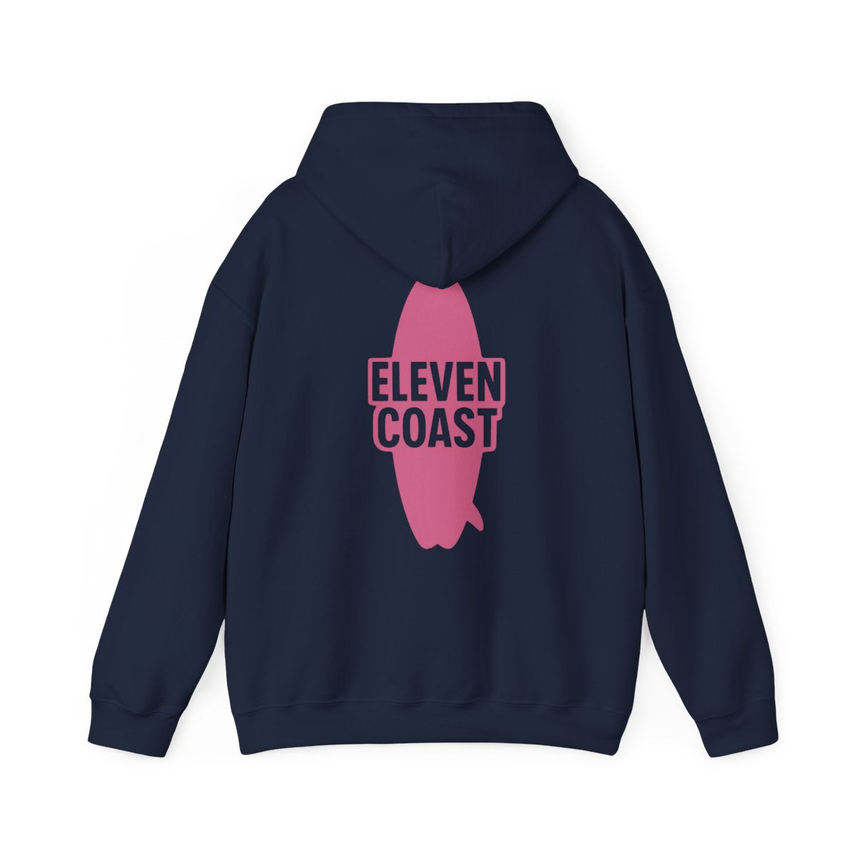 Pop Pink Hoodie Women Graphic Surfboard #en:color_navy,fr:couleur_bleu-marine
