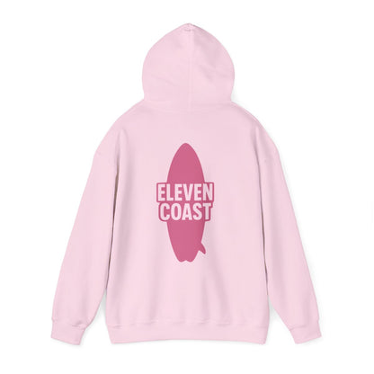 Pop Pink Hoodie Women Graphic Surfboard 