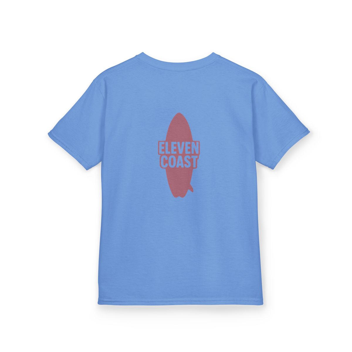 Kids Red Surfboard Tee Bold Design 