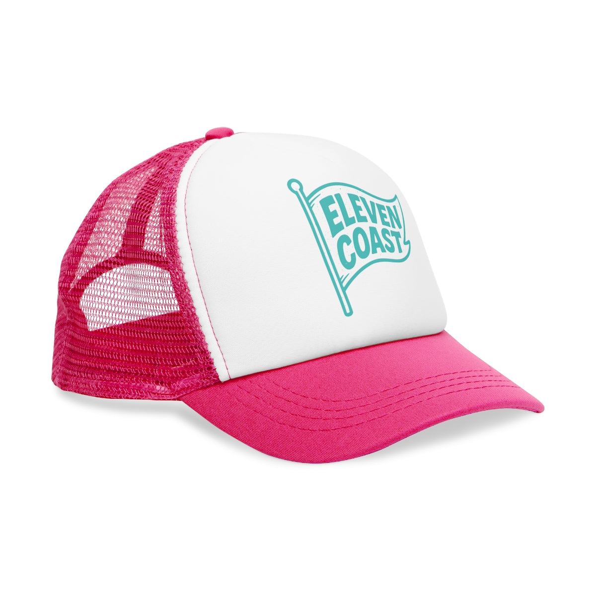 Mint Aqua Flag Caps For Men #en:color_pink,fr:couleur_rose