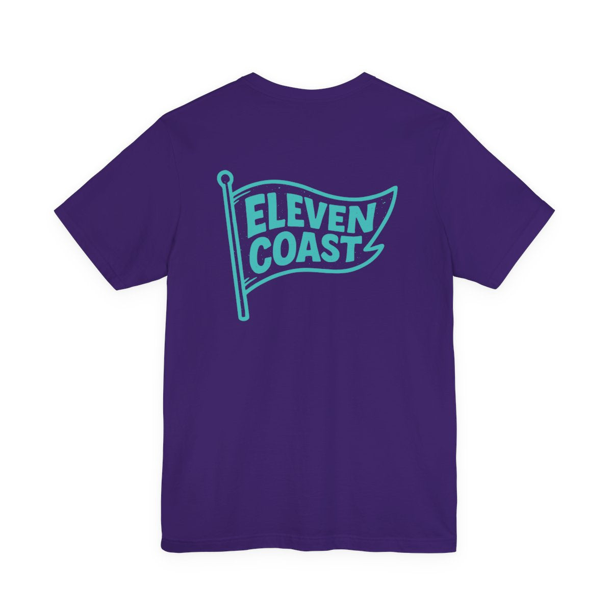Men’s Mint Aqua Flag T-Shirt #en:color_team-purple,fr:couleur_violet-intense