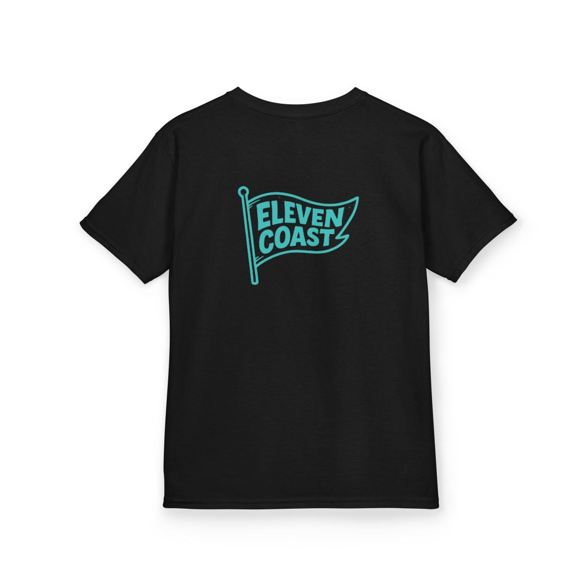 Kids Flag Tee Mint Aqua #en:color_black,fr:couleur_noir