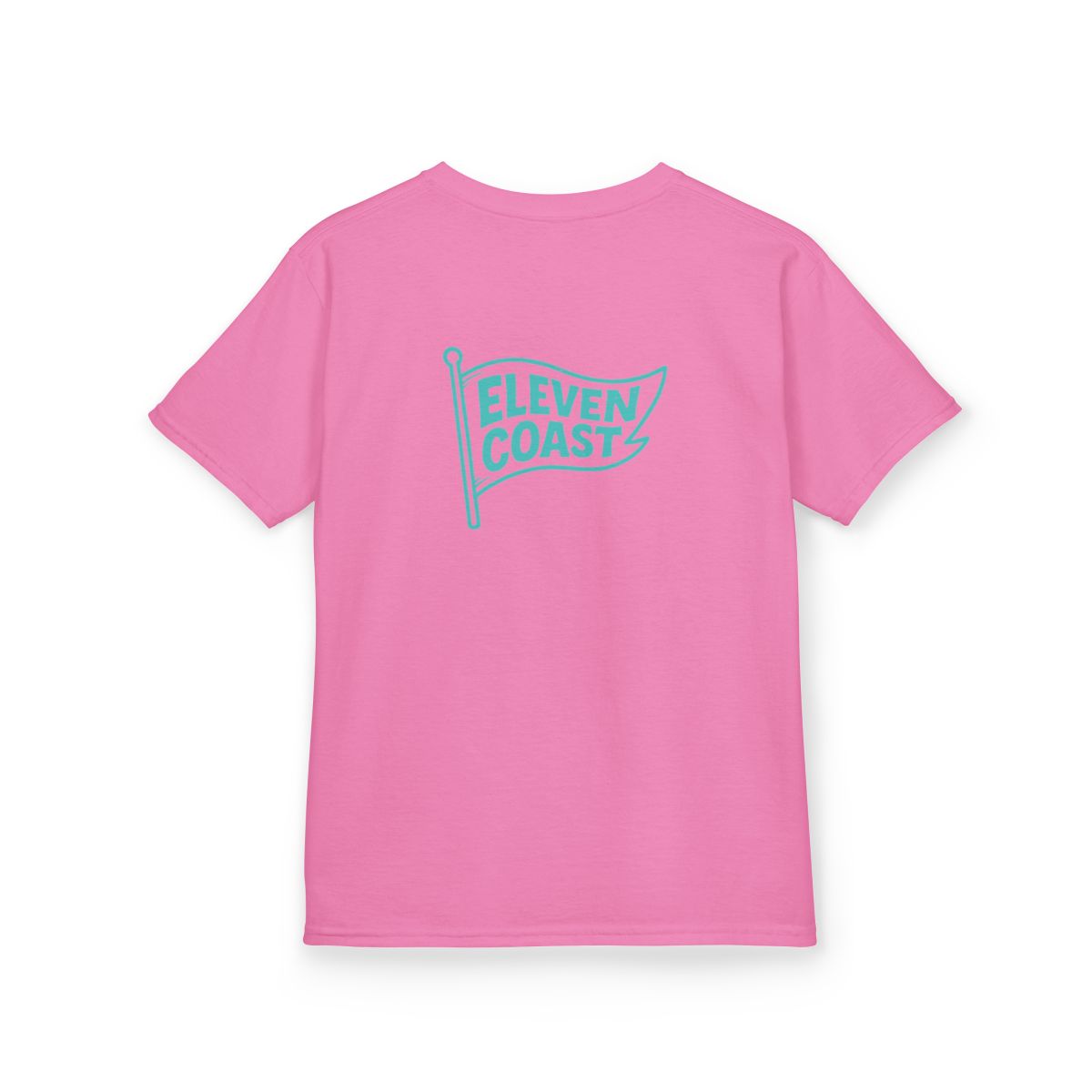 Kids Flag Tee Mint Aqua #en:color_azalea,fr:couleur_azalee