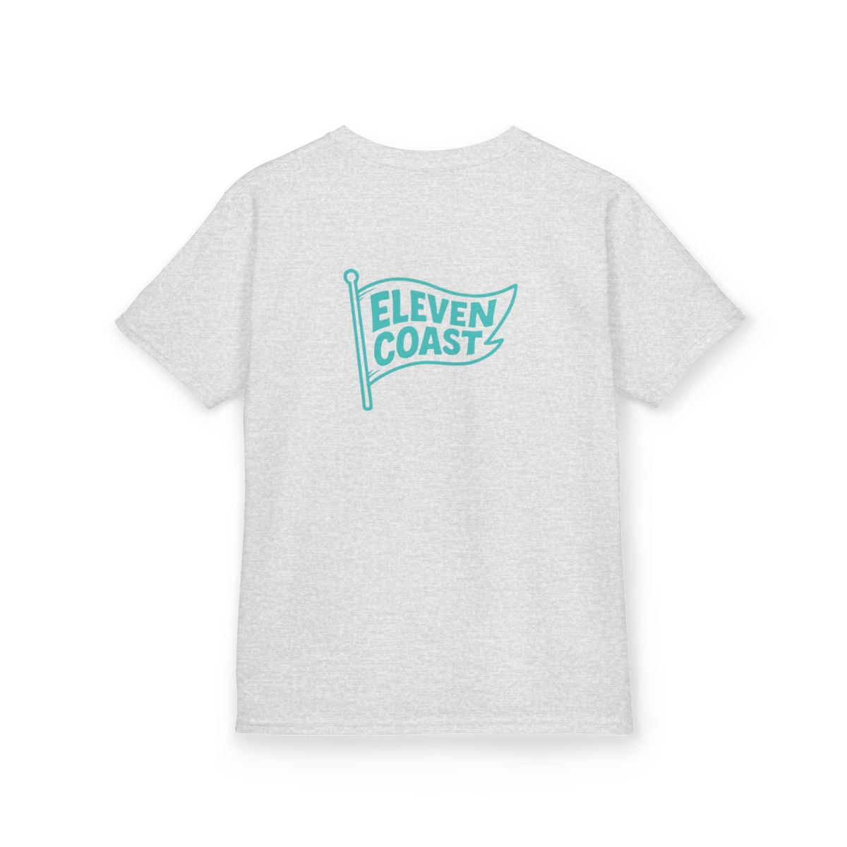 Kids Flag Tee Mint Aqua #en:color_ash,fr:couleur_cendre