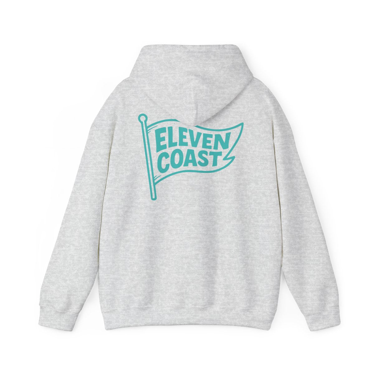 Men's Mint Aqua Flag Hoodie #en:color_ash,fr:couleur_cendre