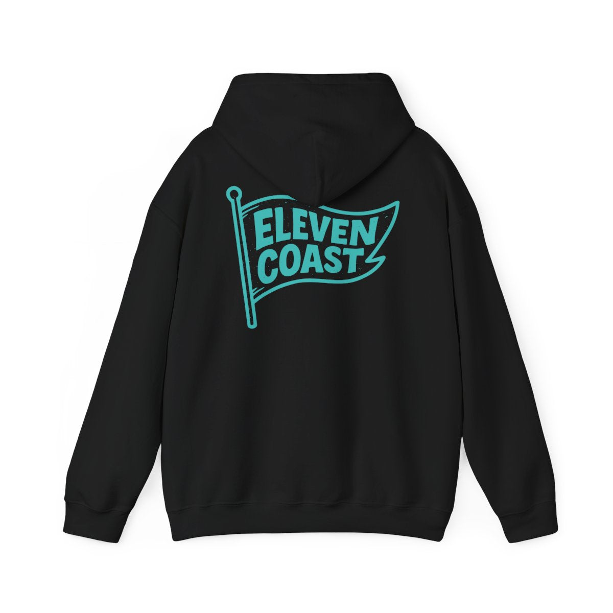 Mint Aqua Flag Hoodie For Women #en:color_black,fr:couleur_noir