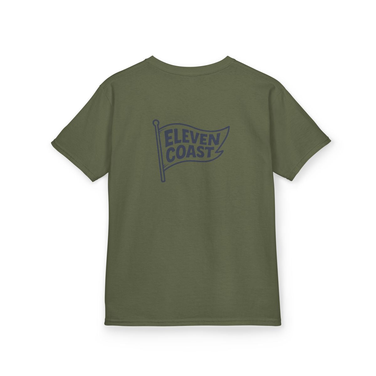 Kids Flag Tee Navy Vintage Texture 