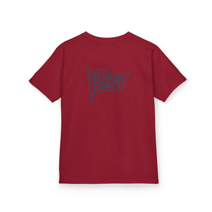 Kids Flag Tee Navy Vintage Texture 