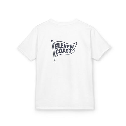 Kids Flag Tee Navy Vintage Texture 