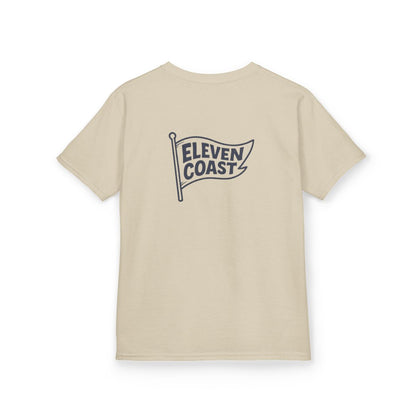 Kids Flag Tee Navy Vintage Texture 