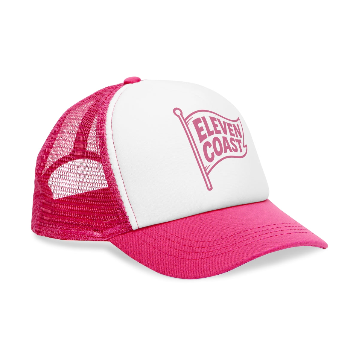 Men's Pink Flag Cap Adjustable Fit #en:color_pink,fr:couleur_rose