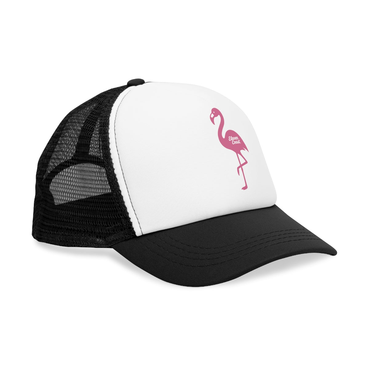 Pink Flamingo Men’s Cap Tropical Style #en:color_black,fr:couleur_noir