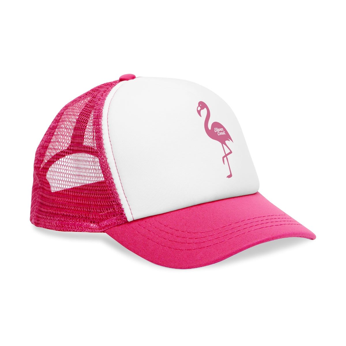 Pink Flamingo Men’s Cap Tropical Style #en:color_pink,fr:couleur_rose