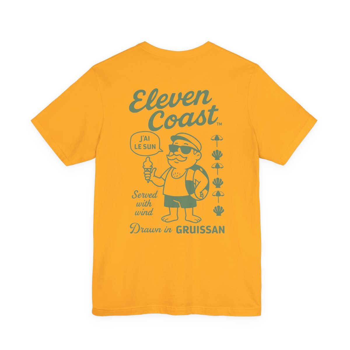 Cactus Green Summer Vibes T-Shirt Women #en:color_gold,fr:couleur_or