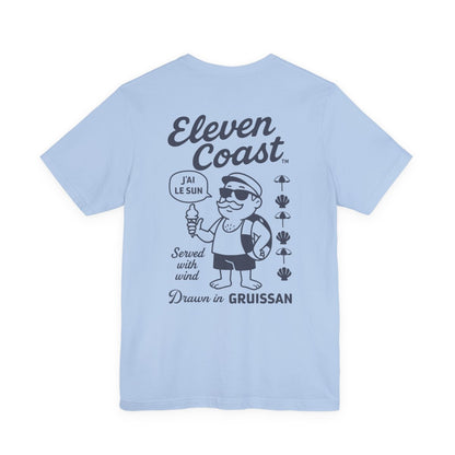 Men Navy Ice Cream T-Shirt Summer Vibes 