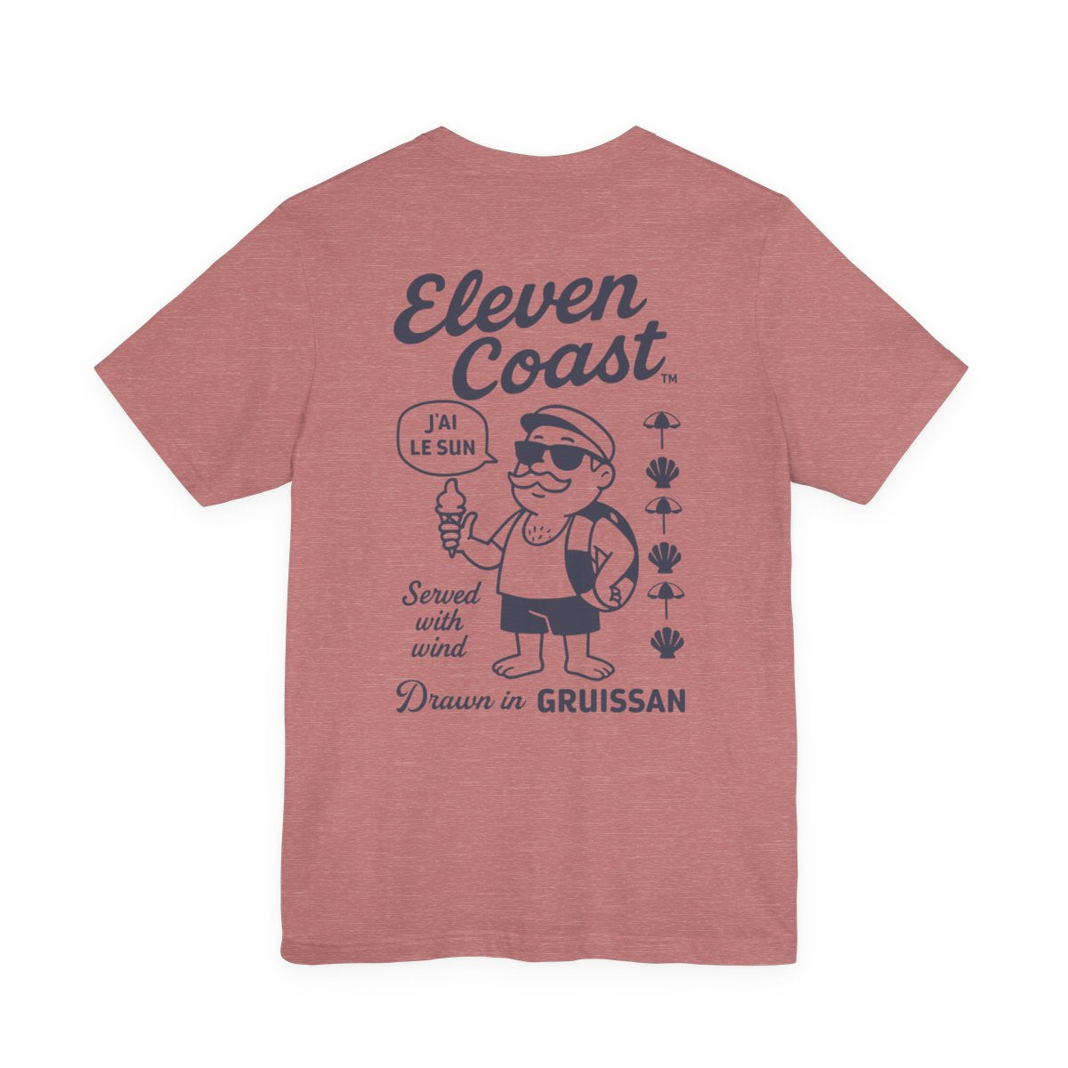 Men Navy Ice Cream T-Shirt Summer Vibes 