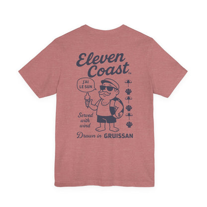 Men Navy Ice Cream T-Shirt Summer Vibes 