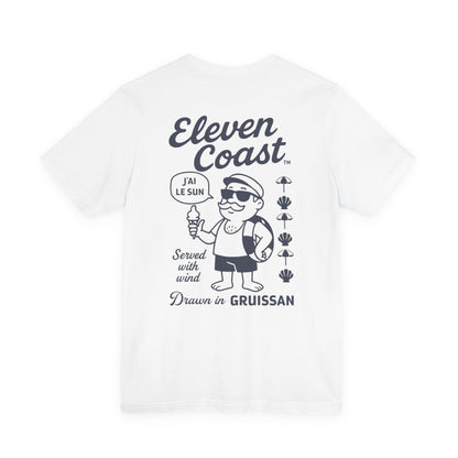 Men Navy Ice Cream T-Shirt Summer Vibes 