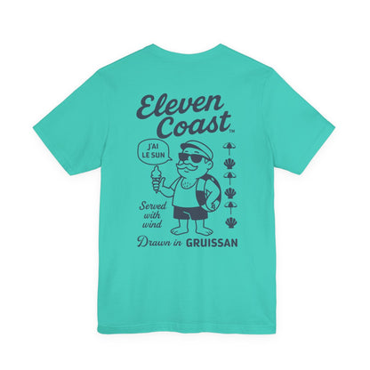 Men Navy Ice Cream T-Shirt Summer Vibes 